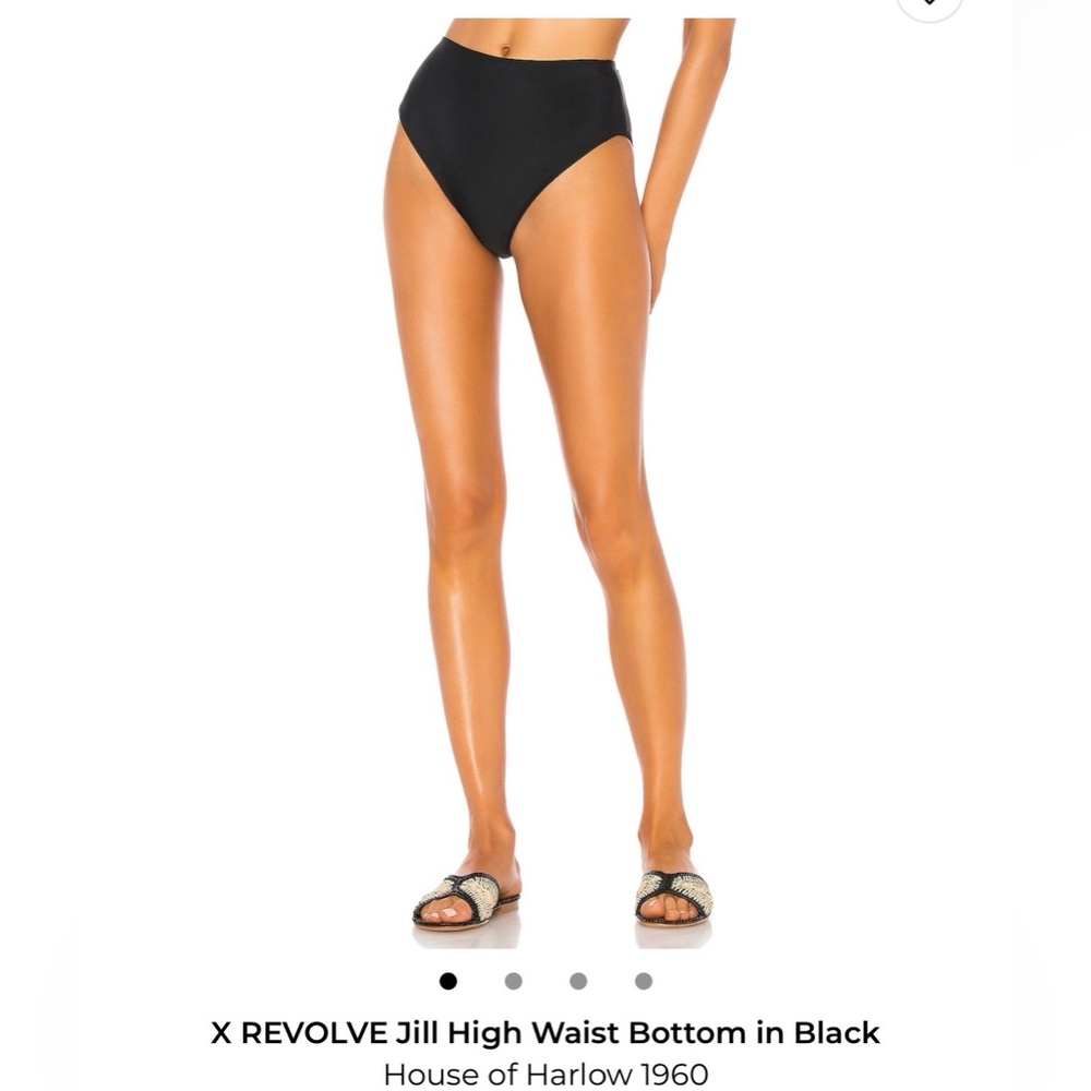 House of Harlow 1960 X REVOLVE Jill High Waist Bikini Bottom in Black